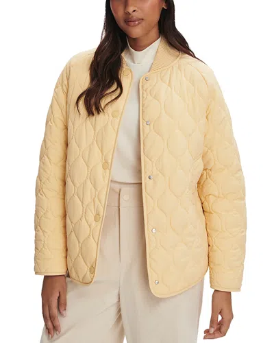 Varley Luca Quilted Jacket In Yellow