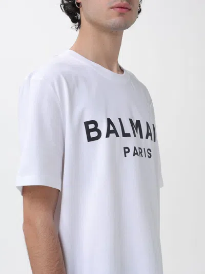 Balmain T-shirt  Men Color White In Multi
