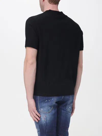 Dsquared2 Dsquared D2 Upside Down Polo In Black