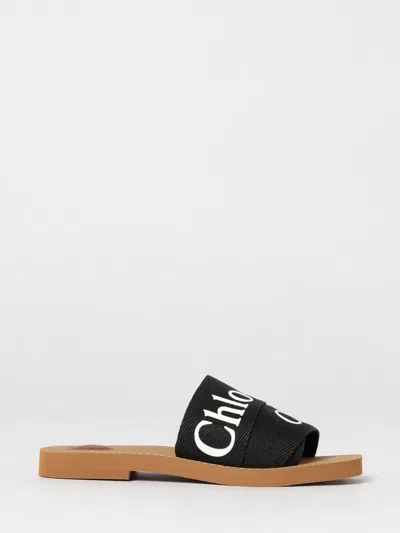 Chloé Woman Sandals Black Size 5 Polypropylene In Black