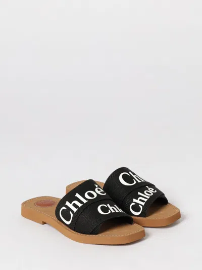 Chloé Woman Sandals Black Size 5 Polypropylene In Black