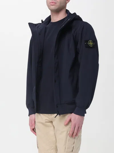 Stone Island Outerwear In Blue