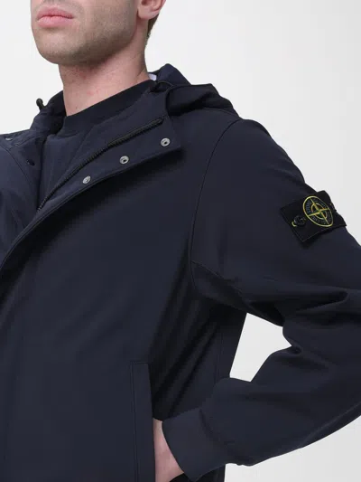 Stone Island Outerwear In Blue