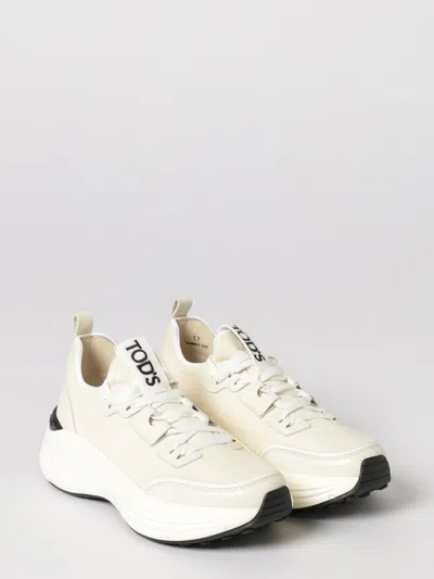 Tod's Platform Sneakers Panelled Design Pull Tab In Multi