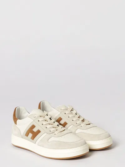 Hogan H-tv Sneakers In Neutral