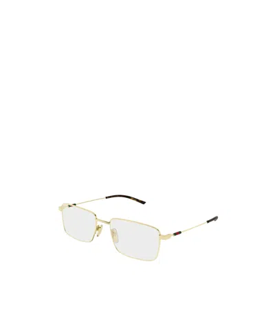 Gucci Eyewear Rectangle Frame Glasses In Multi