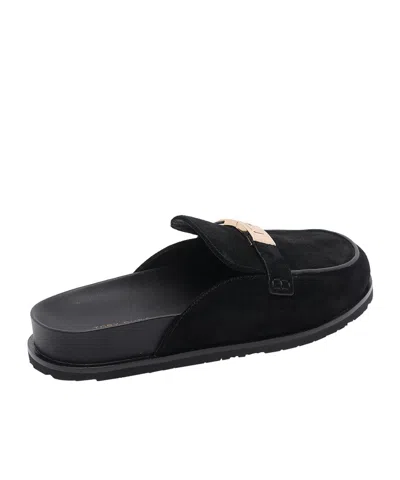 Tory Burch Black Leelee Mules In Black
