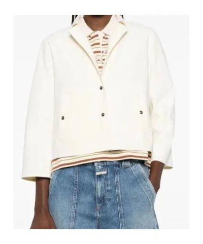 Herno Polyamide Elastane Jacket In White