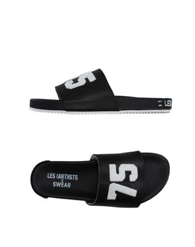 Les (art)ists Sandals In Black