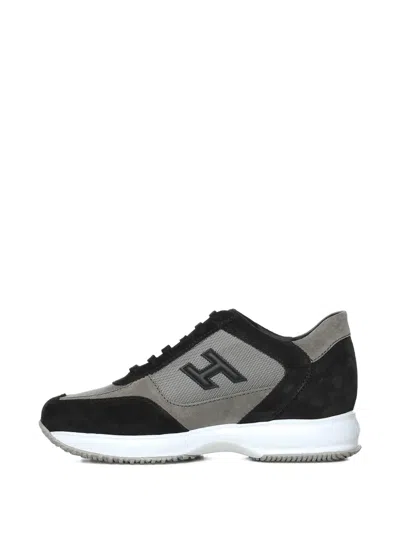 Hogan Interactive Low-top Sneakers In Gray