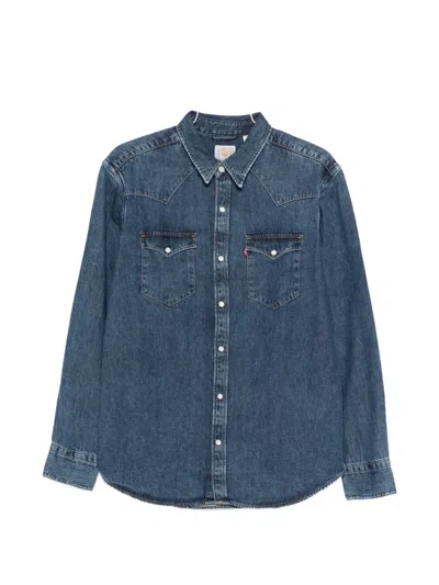 Levi's Barstow Western Denim Shirt In Red Cast Rinse