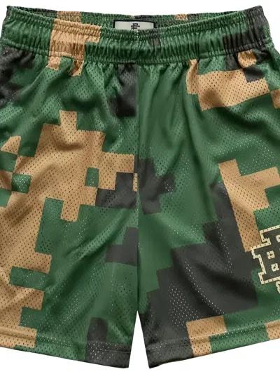Eric Emanuel Camouflage-pattern Track Shorts In Multi