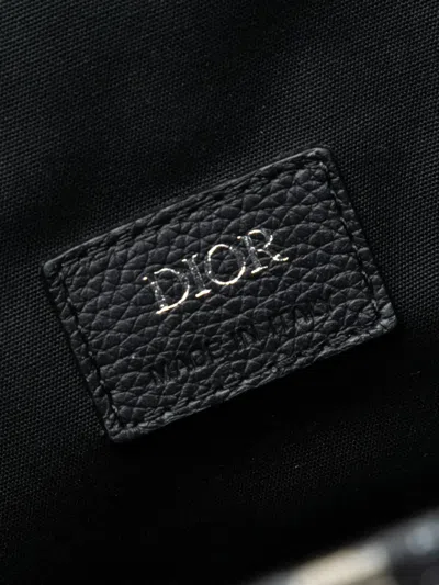 Pre-owned Dior 2023 Oblique Canvas Saddle Backpack In Blue
