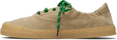 Moncler Biscuit Suede Vera Leisure Sneakers In Brown