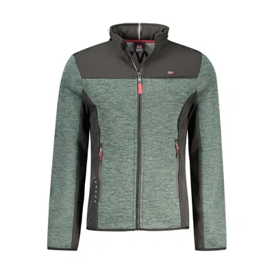 Norway 1963 Verde Polyester Mens Jacket In Multi