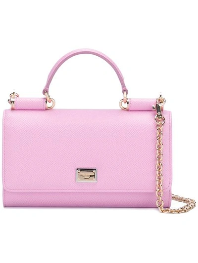 Shop Dolce & Gabbana Mini Von Wallet Crossbody Bag