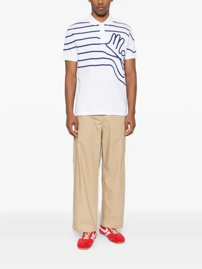 Moschino Belt-loop Trousers In Neutral