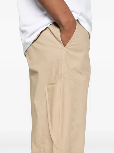 Moschino Belt-loop Trousers In Neutral