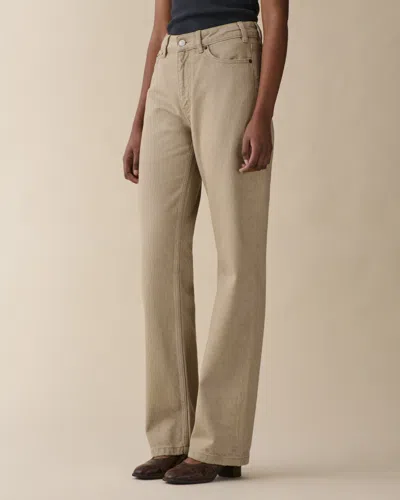 Jeanerica Virgo Mid-rise Boyfriend Jeans In Brown