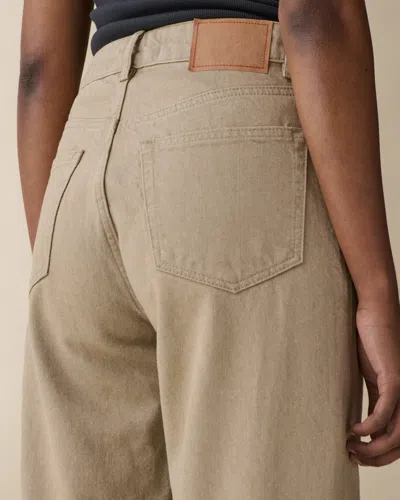 Jeanerica Virgo Mid-rise Boyfriend Jeans In Brown