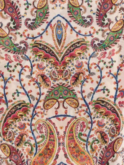 Etro Multi-coloured Patterned Scarf In Multi
