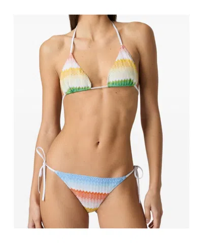Missoni Chevron-patterned Bikini In Multi