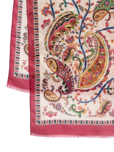 Etro Multi-coloured Patterned Scarf In Multi