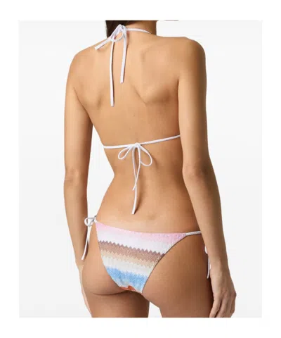 Missoni Chevron-patterned Bikini In Multi