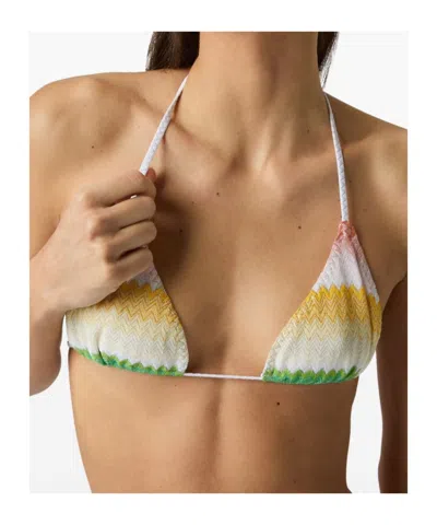 Missoni Chevron-patterned Bikini In Multi