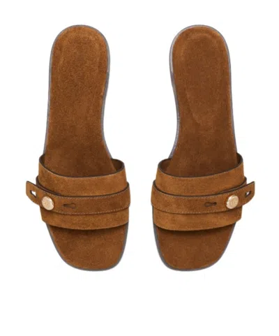 Tory Burch Romy Strap Button Slide In Multi