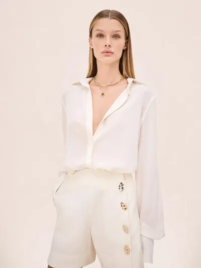 Alexis Xander Short In White