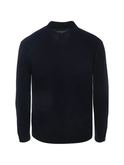 Altea Collared Sweater In Blue