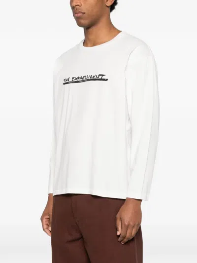 Bode Long-sleeve T-shirt In White