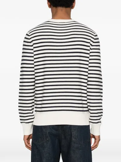 Apc Pull Paul Striped Sweater In Multi