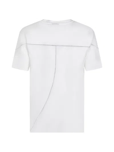 Thom Krom Stitched T-shirt In White
