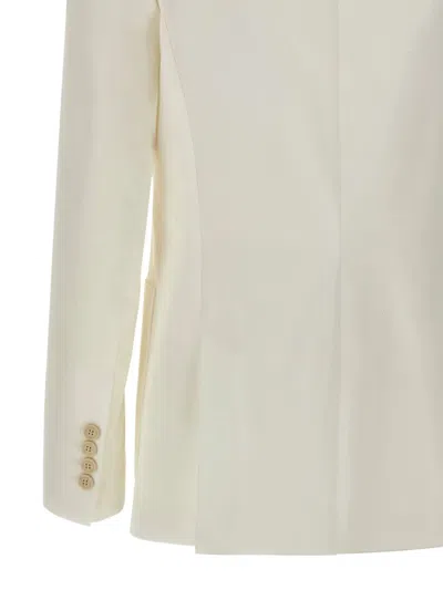 Eleventy Double-breasted Blazer In Neutral