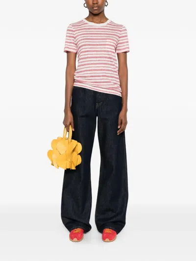 Apc A. P.c. Striped Pocket T-shirt In Multi