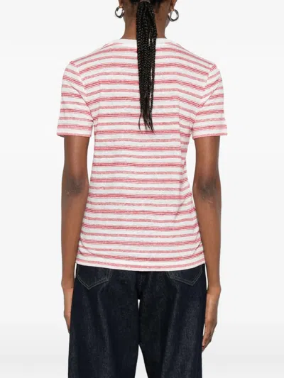 Apc A. P.c. Striped Pocket T-shirt In Multi