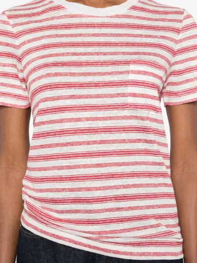 Apc A. P.c. Striped Pocket T-shirt In Multi