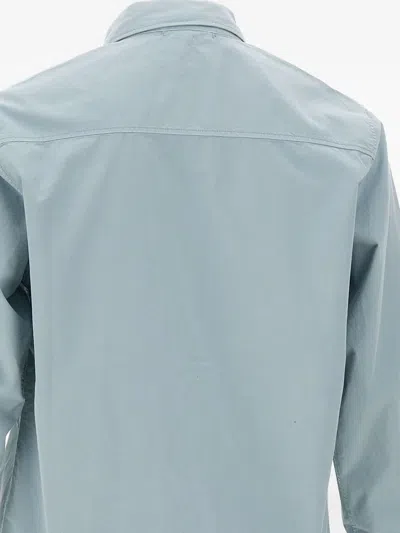C.p. Company C.p.company Organic Cotton Overshirt In Blue