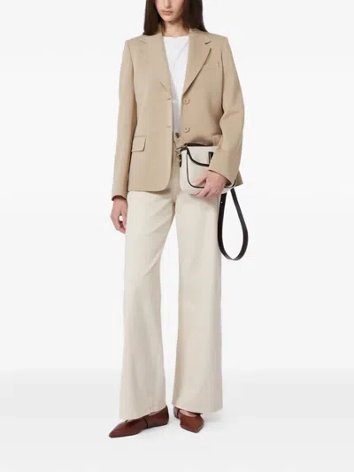 Weekend Max Mara Single-breasted Blazer In Neutral