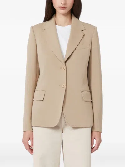 Weekend Max Mara Single-breasted Blazer In Neutral