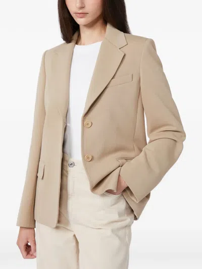 Weekend Max Mara Single-breasted Blazer In Neutral