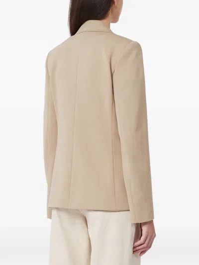 Weekend Max Mara Single-breasted Blazer In Neutral