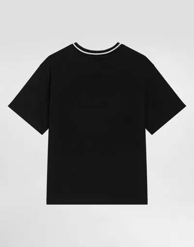 Dolce & Gabbana Graphic-print T-shirt In Black
