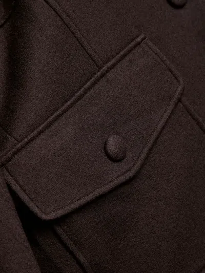 Rag & Bone Buttoned Pocket Jacket In Brown