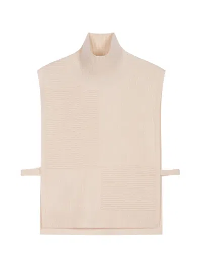 Bompard Ottoman Knitted Top In Neutral