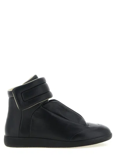 Maison Margiela Future Low Sneakers Ankle Length Rubber Sole In Black