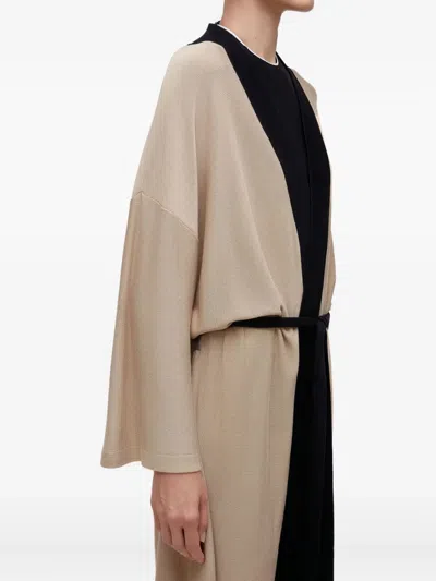 Osklen ベルテッド ニットコート In Black