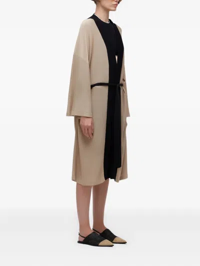 Osklen ベルテッド ニットコート In Black